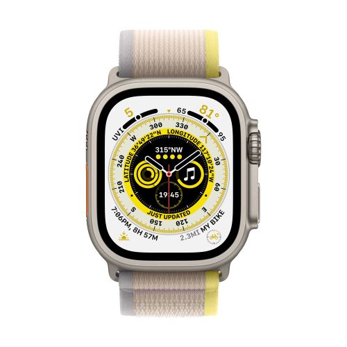 Apple Watch 49mm Trail Loop Yellow/Beige - Medium/Large