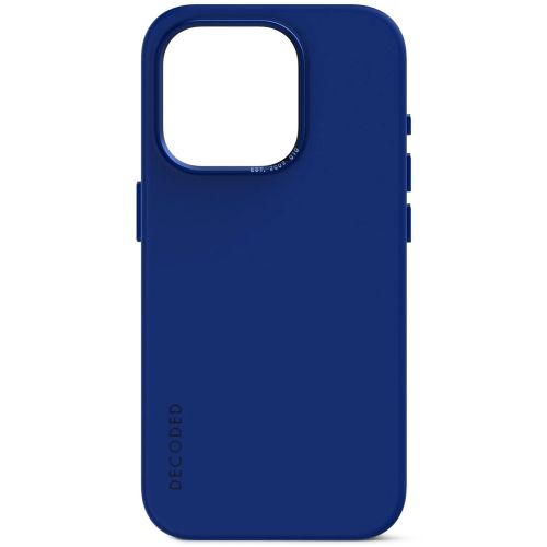 DECODED Silicone Backcover w/MagSafe for iPhone 15 Pro Max - Galactic Blue