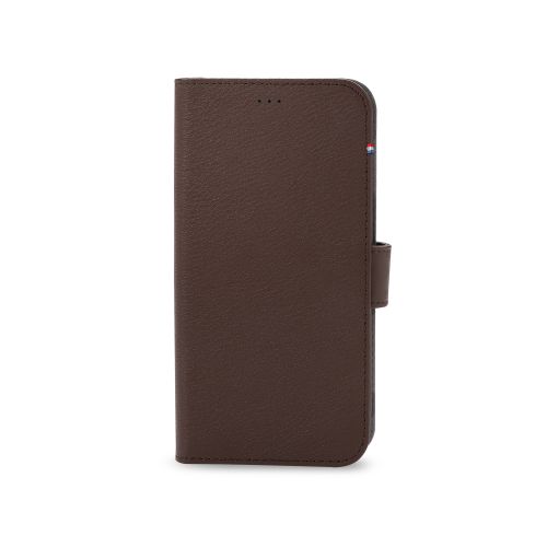 DECODED Leather Detachable Wallet Case for iPhone 8/SE/2020/22 - Brown