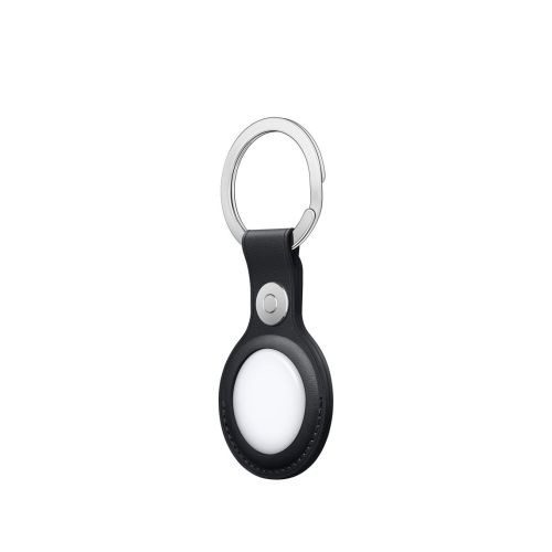 Apple AirTag Leather Key Ring - Midnight