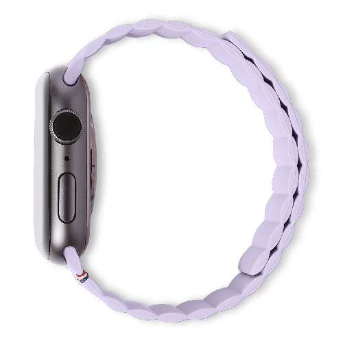 Decoded Silicon magnetic traditional strap 45/44/42 Lavander