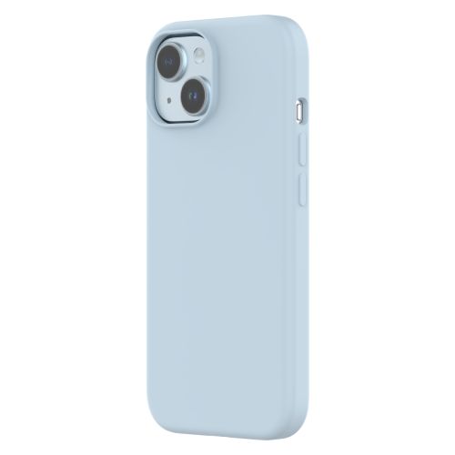 QDOS Touch Pure Case for iPhone 15 Plus - Light Blue