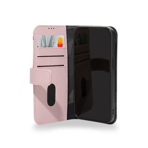 DECODED Detachable Wallet Case iPhone 13 Pro Max Leather Powder Pink