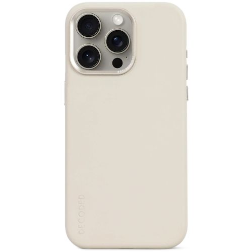 DECODED Leather Case w/MagSafe + Wallet for iPhone 15 Pro Max - Clay