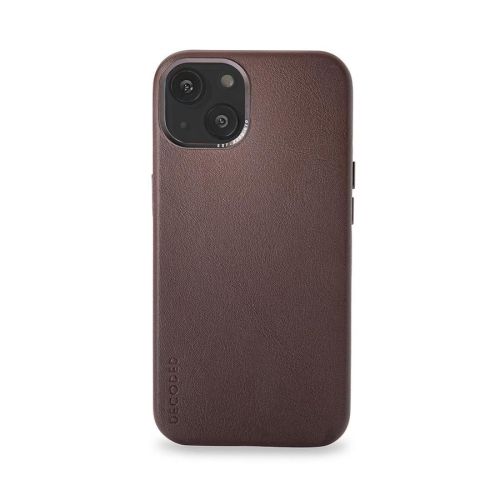 DECODED Leather Backcover | iPhone 13 mini (5.4 inch) Chocolate Brown