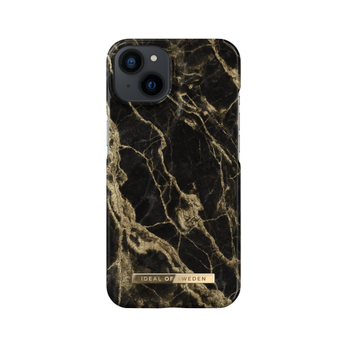 IDeal of Sweden Fashion Case New iPhone 13 Golden Smoke Marble
