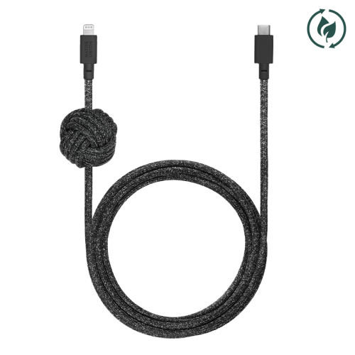 Native Union Night Cable USB-C Lightning 3m - Cosmos Black