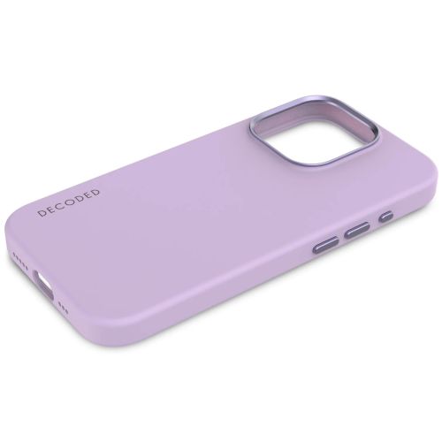 DECODED Silicone Backcover w/MagSafe for iPhone 15 Pro - Lavender