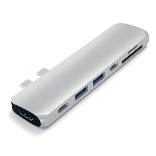 Epico USB Type-C PRO Hub Multi-Port - silver