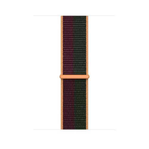 Apple Watch 45mm Sport Loop Dark Cherry/Forest Green