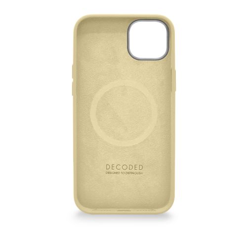 DECODED Silicone Backcover w/MagSafe for iPhone 14 - Sweet Corn