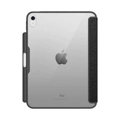 QDOS MUSE Folio Case for iPad 10.9" (2022) - Clear / Grey