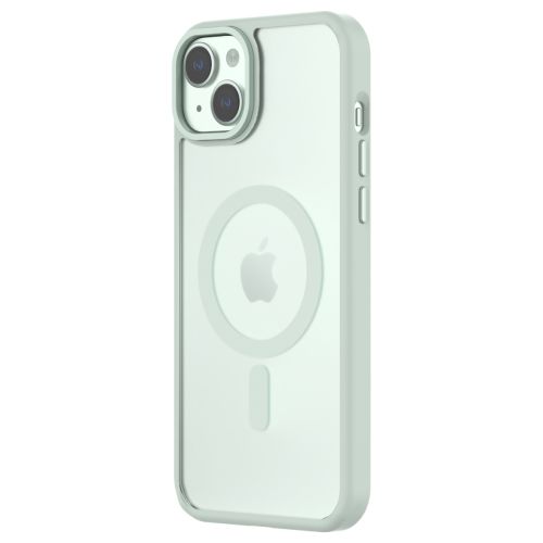 QDOS Hybrid Soft Case for iPhone 15 Plus - Light Green