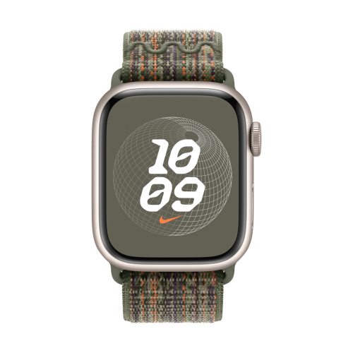 Apple Watch 41mm Nike Sport Loop Sequoia/Orange