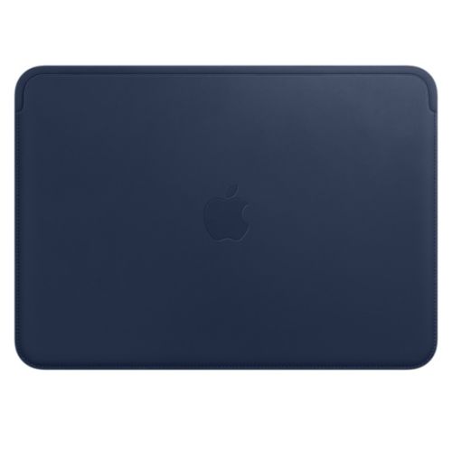 Leather Sleeve for 12 inch MacBook - Midnight Blue