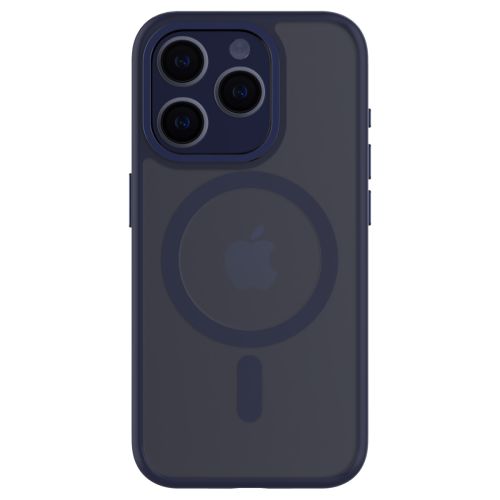 QDOS Hybrid Soft Case for iPhone 15 Pro - Dark Blue