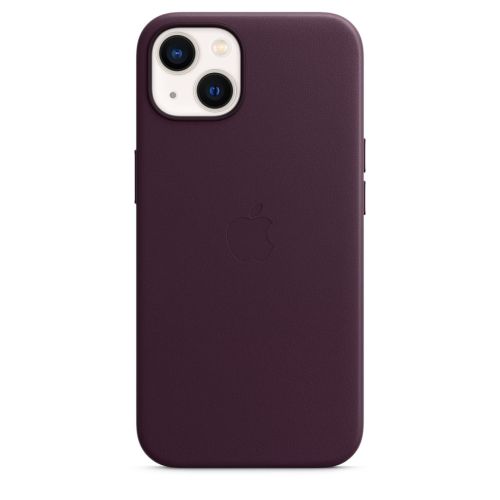 Apple iPhone 13 Leather Case w/MagSafe Dark Cherry