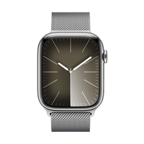 Apple Watch 45mm Milanese Loop Silver