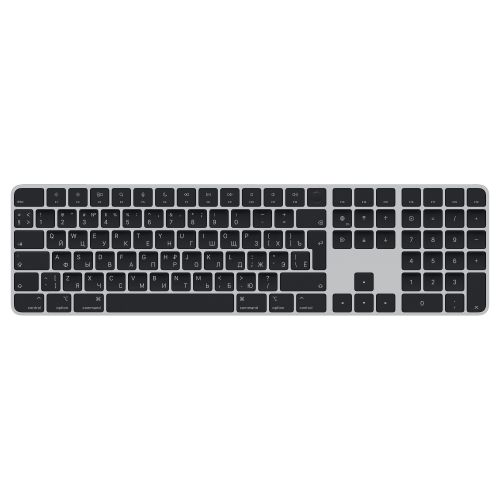 Apple Magic Keyboard w/ Touch ID Keyboard + Numeric Keypad - Black - Russian
