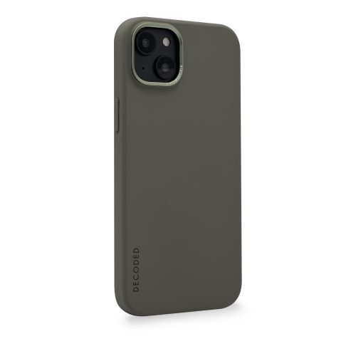 DECODED Silicone Backcover w/MagSafe for iPhone 14 Plus - Olive