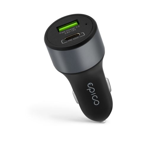 iDeal by Epico 45W PD CAR CHARGER - space gray