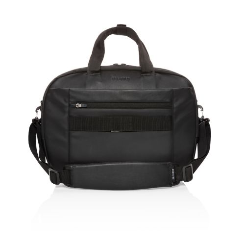 Decoded Leather Briefcase - Black