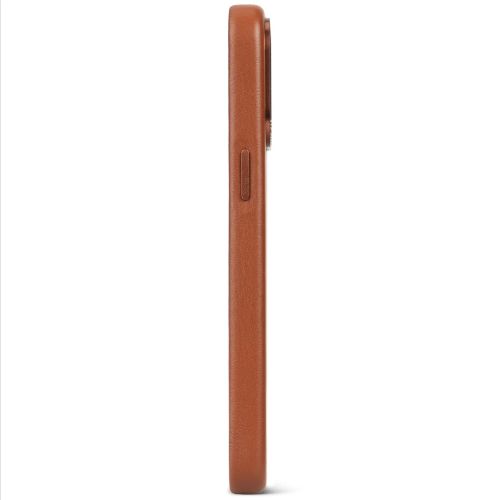 DECODED Leather Backcover w/MagSafe for iPhone 15 Pro Max - Tan