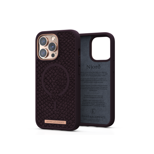 njord  Eldur Case for iPhone 13 Pro (aubergine) 