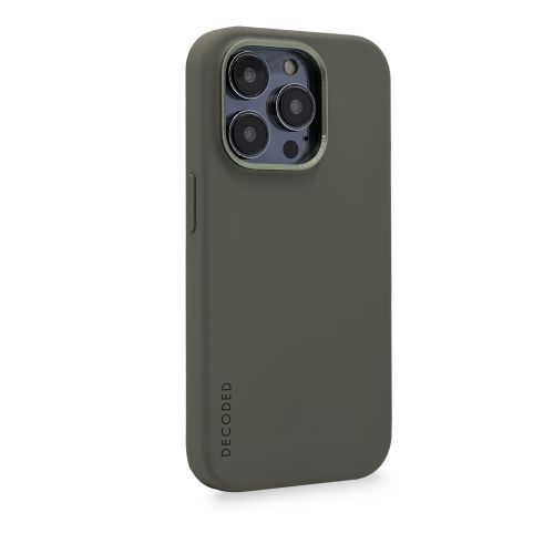 DECODED Silicone Backcover w/MagSafe for iPhone 14 Pro - Olive