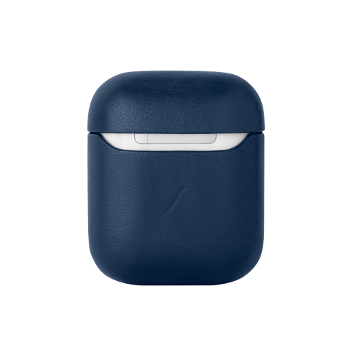 Native Union LEATHER AIRPODS CASE NAVY