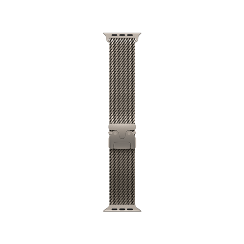 Apple Watch 49mm Titanium Milanese Loop Natural - Medium